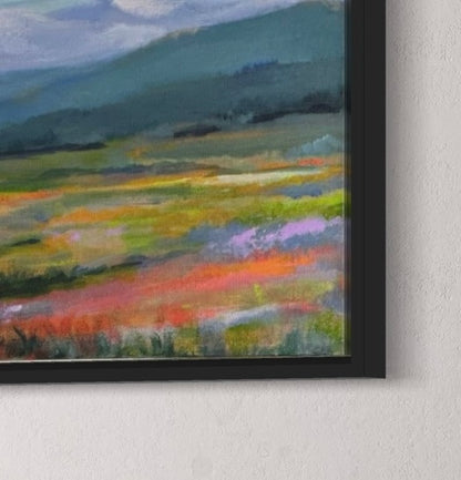 Brilliant Spring Colors in the Mountains | Canvas Art Print