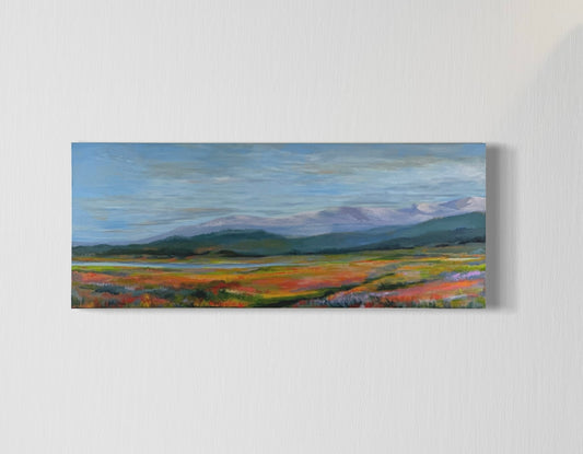 Brilliant Spring Colors in the Mountains | Canvas Art Print