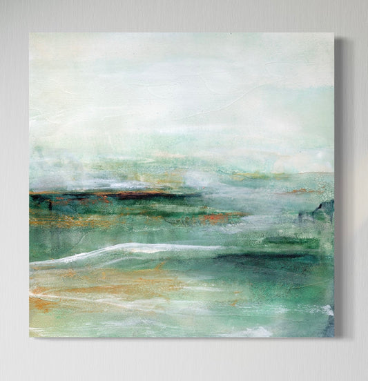 Swimming in Aqua |Canvas Art Print
